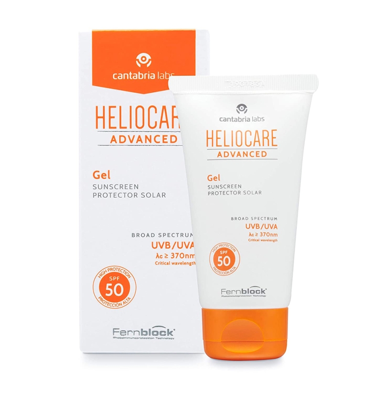 Heliocare Advanced Gel SPF 50_ Gel chống nắng phổ rộng cho da dầu và hổn hợp thiên dầu